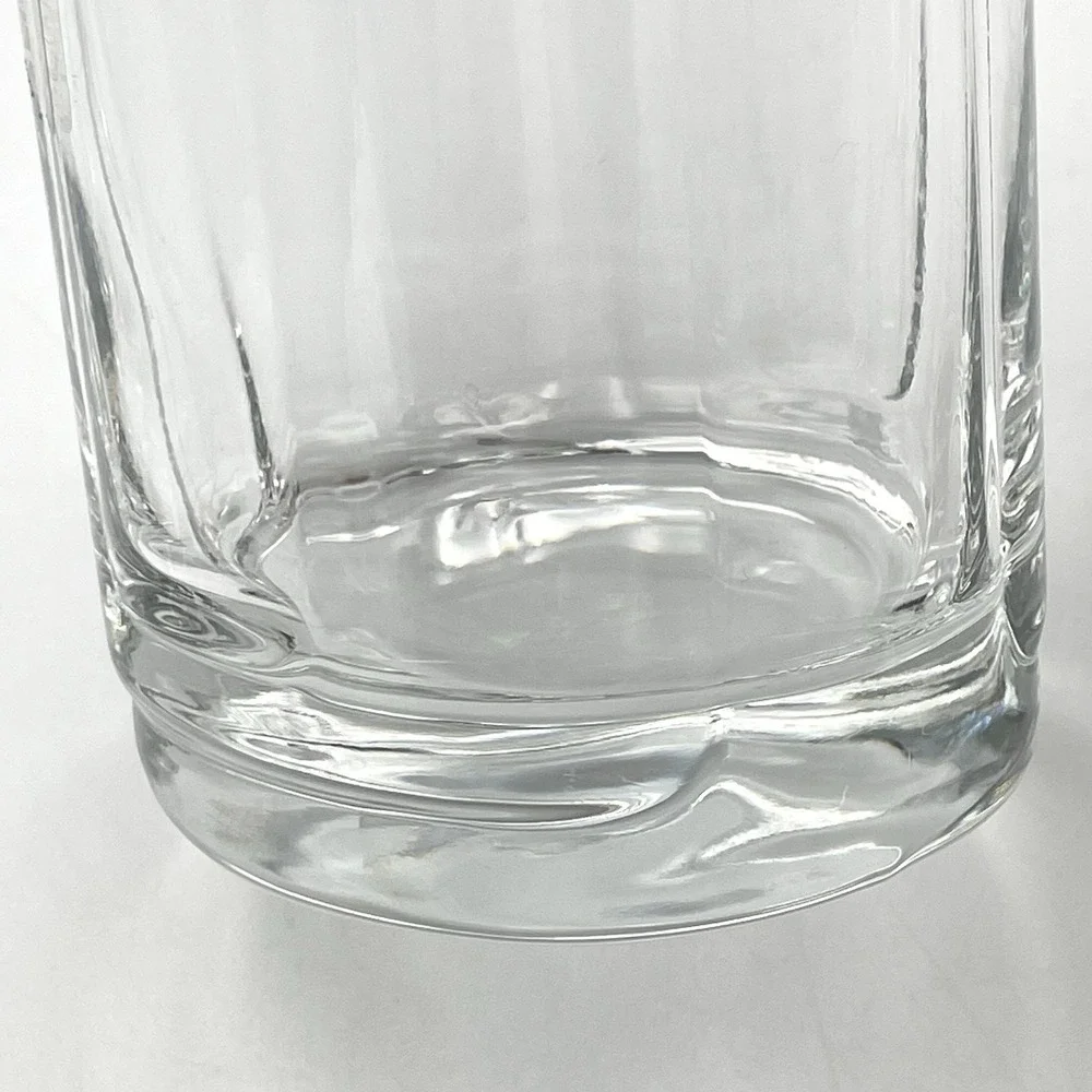Luigi Bormioli Light & Music Italy Whiskey Glasses Set of‎ 2 Oval Base Tumblers